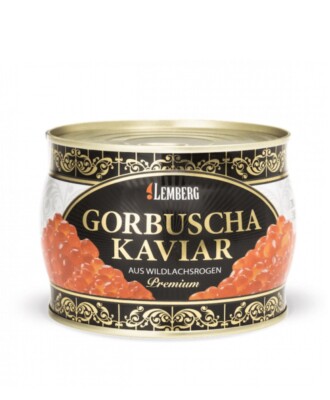 Kaviar Gorbuscha Premium 500g Lachsrogen Wildfang Alaska USA Koscher DE    