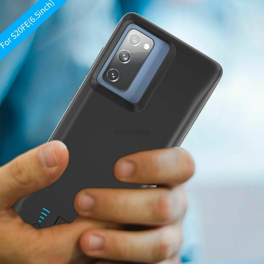 Power Bank Case For Samsung Galaxy S20 FE Battery Charger Portable 5000mAh Power Bank Case For Samsung Galaxy S20 FE Battery Charger Portable 5000mAh