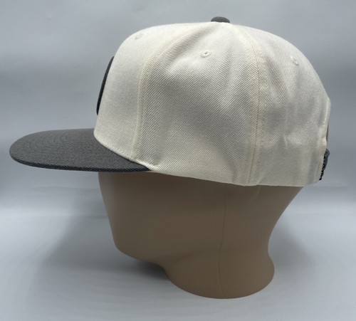 Rip Curl Ripcurl Made For Waves Baseball Cap SnapBack Hat Off White & Gray - Picture 4 of 8