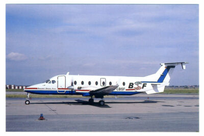 Berliner Spezialflug Beechcraft 1900D Postcard