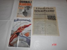 GIORNALI DI GUERRA n°18 / GUERRA NEL MEDITERRANEO Luglio 1940   r14