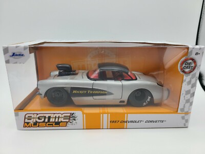 JADA BIG TIME MUSCLE 1957 CORVETTE MICKEY THOMPSON PRO STREET DRAG