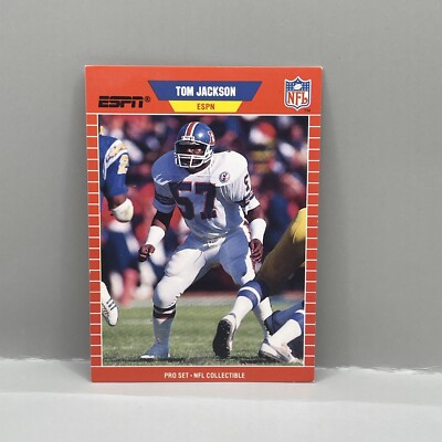 1989 Pro Set ESPN Tom Jackson #6 Denver Broncos
