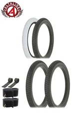 ALTALINE DURABLE BICYCLE WIRE BEAD TIRES 18" X 2.125 BMX TURBO TREAD 6PC SET.