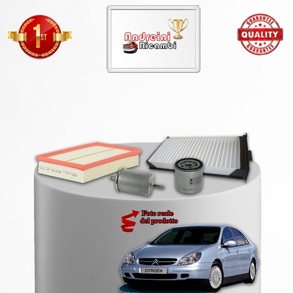 Set Service 4 Filter Citroen C5 3.0 V6 24V 152KW 207CV Von 2000-> 2008-image