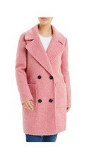Matalan Pink Boucle Double Breasted Coat