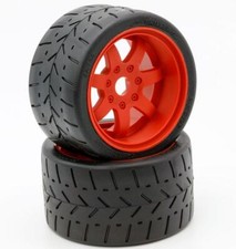 Powerhobby 1/8 Gripper 54/100 Belted REAR Tires 17mm Arrma FELONY Red