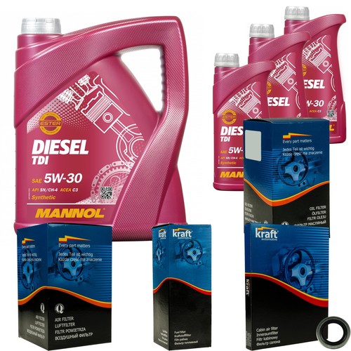 Mobil 5w30 MANN INSPEKTIONSPAKET+6L MANNOL 5W-30 ÖL Passend Für OPEL INSIGNIA A 2 Castrol 5w30 C3