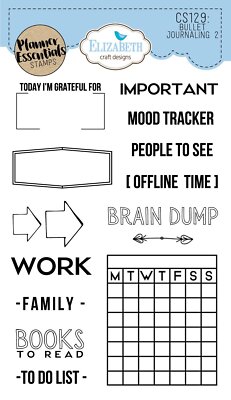 Elizabeth Craft Designs, Clear Stamps, Bullet Journaling 2