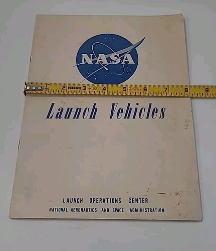Vintage NASA Launch Vehicles Picture Booklet 01-623-48 1960s Rockets Old - Picture 23 of 24