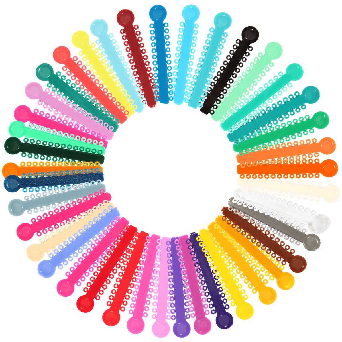 Rubber Bands Braces 44 Color Choices Dental Orthodontic Ligature