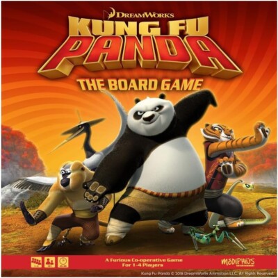 KUNG FU PANDA THE BOARD GAME Modiphius 2018 Dreamworks New Sealed English