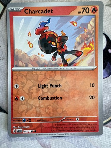 Charcadet Reverse Holo English Pokemon TCG BKL151
