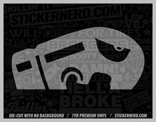 Peeking Bomb Sticker - Vinyl Car Decals - Funny Window Decal Jdm Kdm Stickers