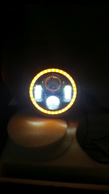 7 inch Round LED Headlights For Datsun 240z 260z 280z 280zx 1600