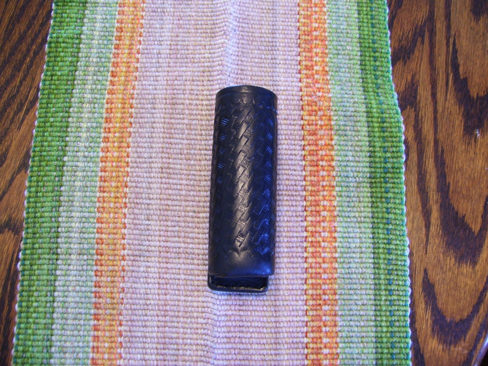 Aker 572 Leather Black BW MK IV Mk-4 Mace OC Defense Spray Case Holder Carrier