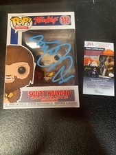 Michael J Fox &ldquo;Scott Howard&rdquo; Funko Pop Autograph Teen Wolf JSA