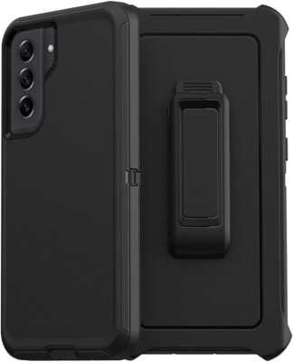 For Samsung Galaxy S21 FE/S20 FE Case Shockproof Heavy Duty Defender Cover Black