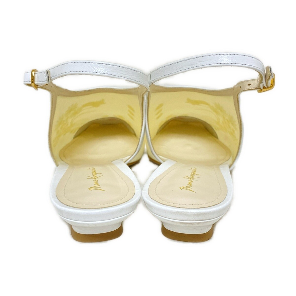 Auth mame kurogouchi - Cream White Cotton Polyester Leather Auth mame kurogouchi - Cream White Cotton Polyester Leather