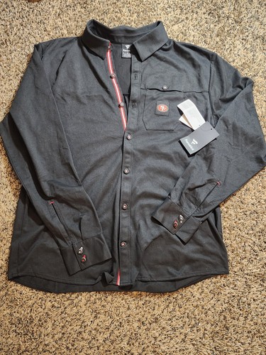 Fanatics San Francisco 49ers Button Down Shirt. L New - 第 1/5 張圖片