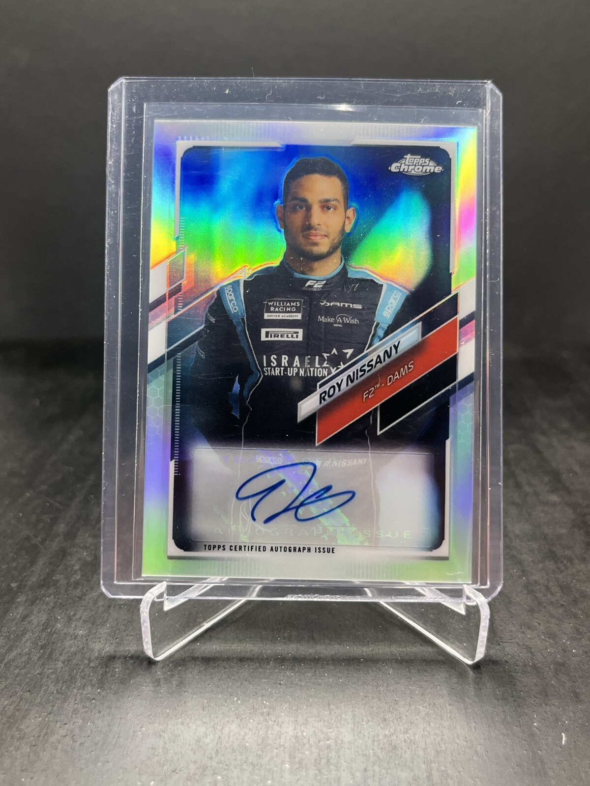 2021 Topps Chrome Formula 1 F1 Roy Nissany Autograph 131/281 #CA-RN