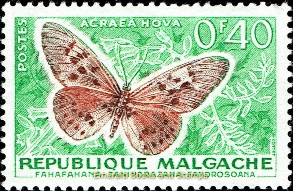 EBS Madagascar 1960 - Butterflies - YT MG 341-345 MNH** - Image 3 of 4