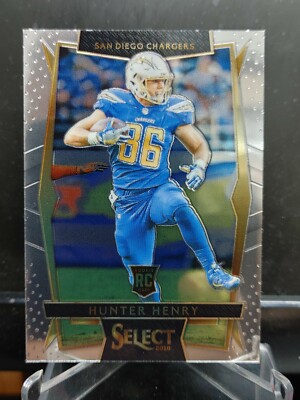 Hunter Henry RC - 2016 Panini Select #4 - Los Angeles Chargers - Razorbacks