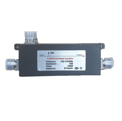 Coupleur Directionnel Large Bande Comba DC-R05-ON300C(XH) - 5dB 698-2700MHz - Connecteur N-Femelle - Pour RF/Télécom