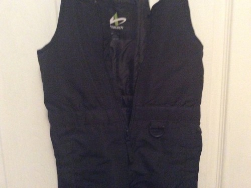 Athletech Kids Bib Snow Pants Size XS (4/5) Black Winter Ski - Picture 3 of 3