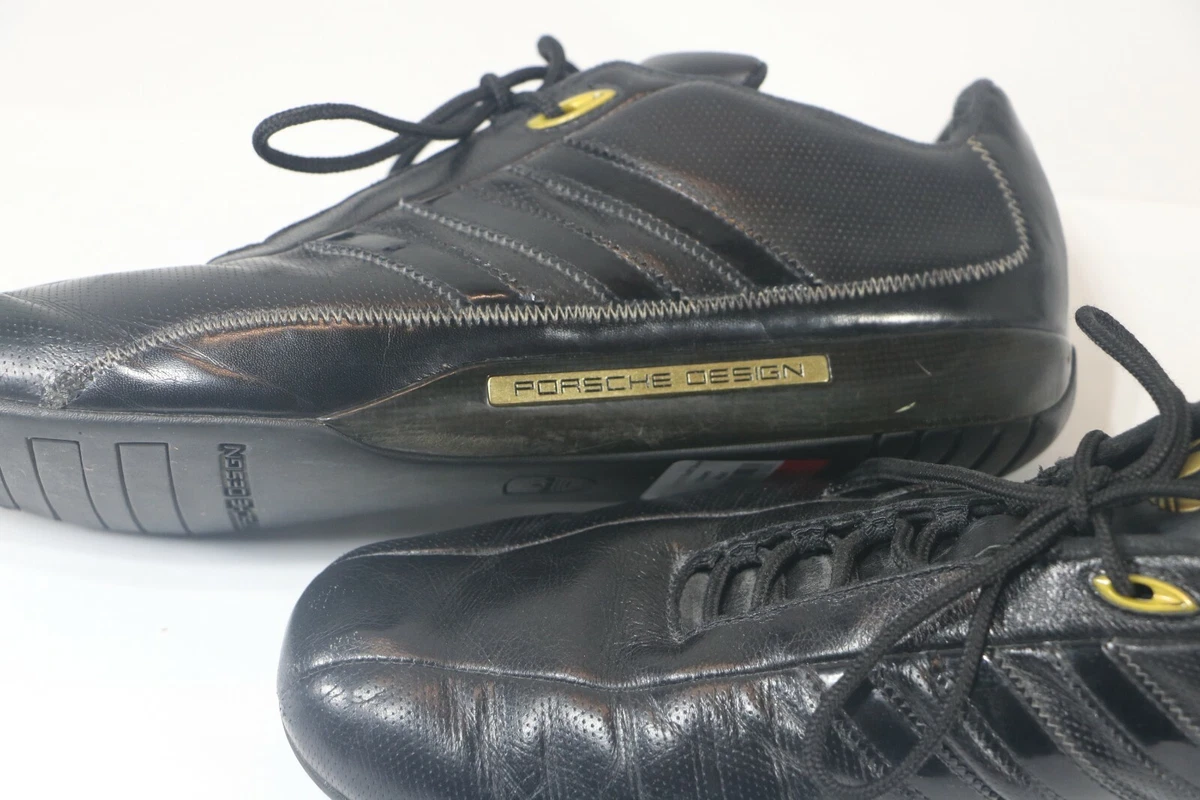 Adidas PORSCHE DESIGN SHOES Mens Size 12 US - BLACK Leather Sport Driving  Casual