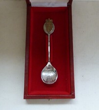 Cased Sterling Silver-gilt Queen’s Silver Jubilee Spoon, Sheffield 1977