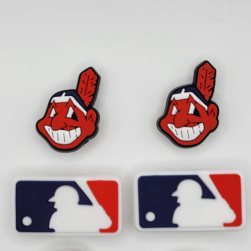 MLB Cleveland Guardians Baseball Team For Crocs Shoe Charms Jibbitz 4