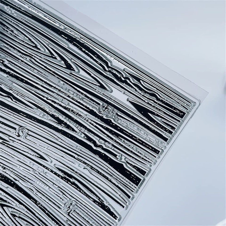 Wood Grain Clear Stamps for Card Making Transparent Silicone Background