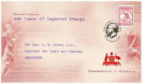 AUSTRALIA 2013 $10 KANGAROO STAMP ON STAMP PRESTIGE FDC KING *SOLD OUT* 15814-2