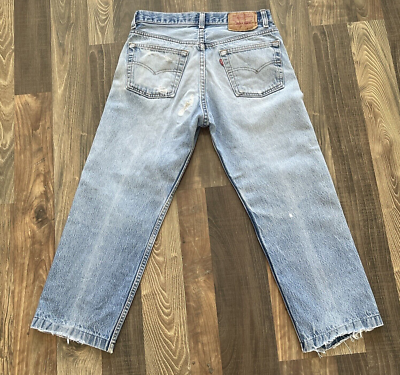 Levi's 501xx Made in USA Blue Jeans (501-0000) Size W28 L22