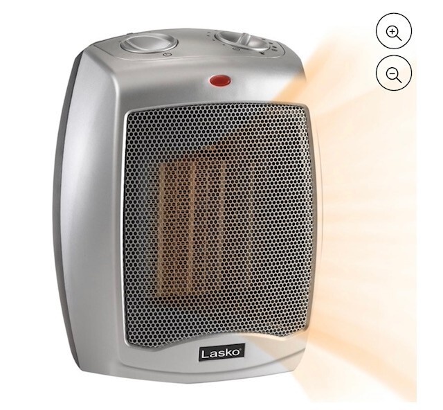 Lasko 754200 Ceramic Portable Space Heater with Adjustable Thermostat