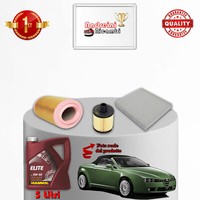 Kit Wartung 3 Filter + ÖL Alfa Romeo Spider 1.8 TBI 147KW 200CV Ab 2009