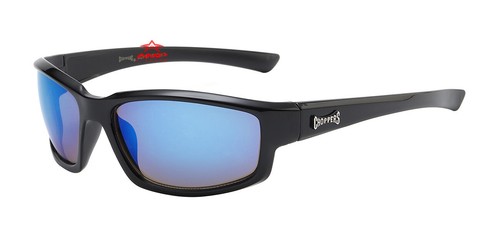 Gafas de sol ligeras de policarbonato para motocicleta negras/humo/espejo 6715 - Imagen 4 de 11