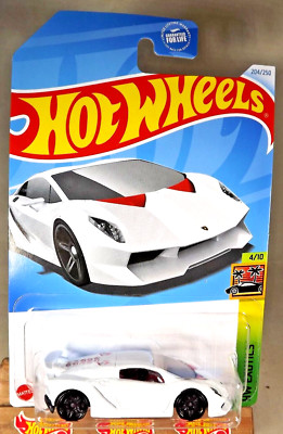 2024 Hot Wheels #204 HW Exotics 4/10 LAMBORGHINI SESTO ELEMENTO White w/BlackPr5