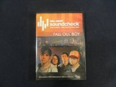 Wal* Mart Soundcheck Fall Out Boy - DVD By Fall Out Boy - VERY GOOD