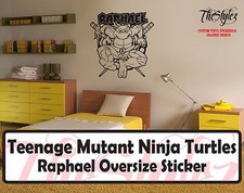 Teenage Mutant Ninja Turtles Raphael Wall Vinyl Sticker