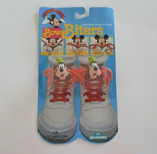 Goofie Vintage Retro Bow Biters by Brookside 1989 Mickey & Pals Schuhzubehör - Bild 6 von 6
