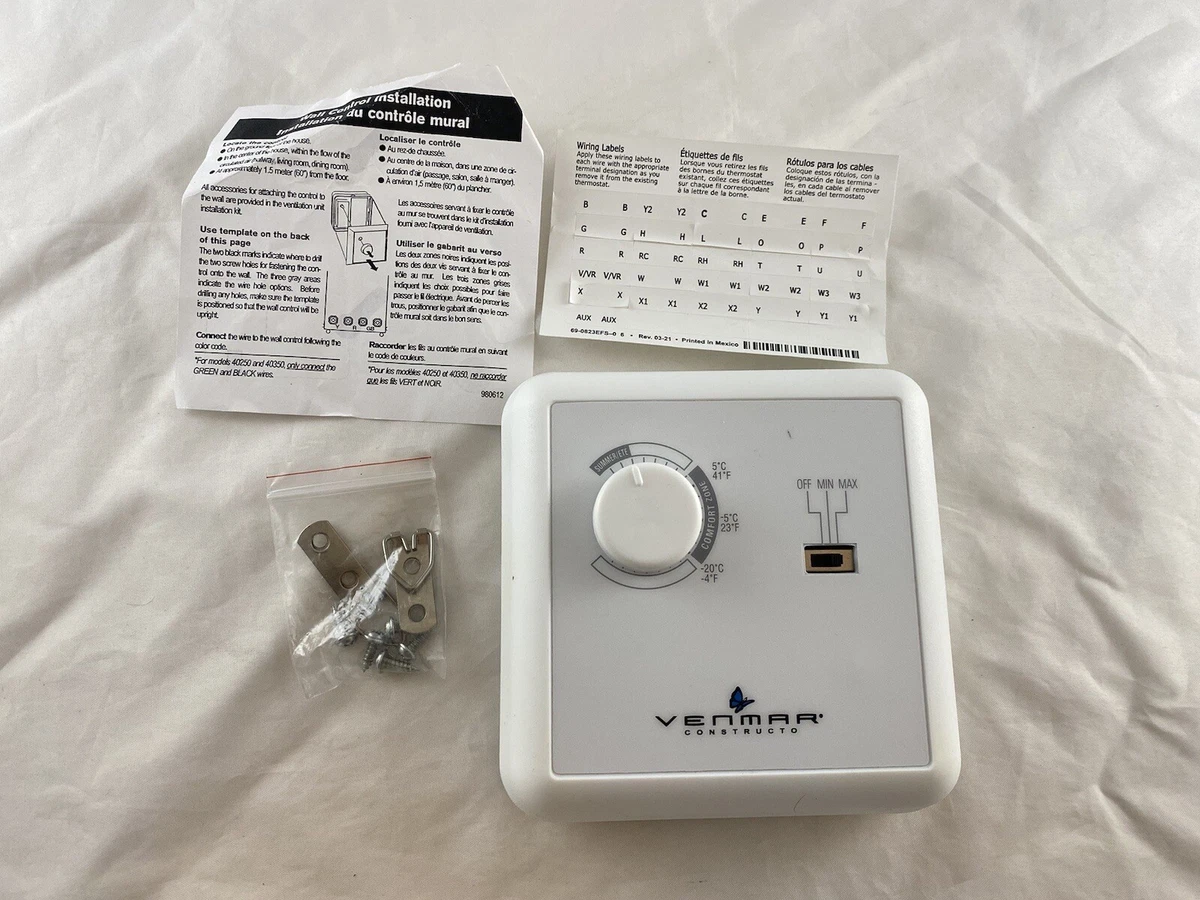 Venmar Constructo Controller Instructions v9306.1blu.de
