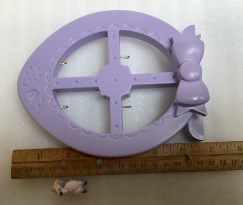 Adornos en miniatura de Pascua Avon 4 en forma de huevo 6,5" soporte de exhibición conejo pollito - Imagen 4 de 5