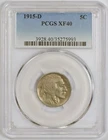 1915-D Buffalo Nickel from the Denver Mint Graded XF40 by PCGS