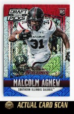 2015 Panini Prizm Collegiate Draft Picks #215 Malcolm Agnew Red White Blue #/25