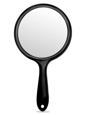 Hand Mirror, Double-Sided Handheld Mirror 1X/3X Magnifying Mirror with Handle, P