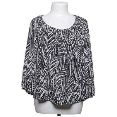 Z.Biz, Top, Größe: L, Schwarz/Weiß/Mehrfarbig, Elasthan/Polyester, Chevron #HqE