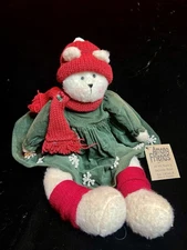 Holiday Belinda Bear Plush  Among Friends Collection Giftcraft Handcrafted Bear