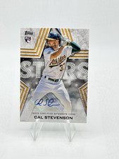 2023 Topps Cal Stevenson #BSA-CST Baseball Stars Autographs Auto Athletics RC